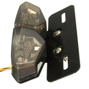 Motorcycle 12V LED Taillight Turn Signal Rear Brake License Plate Light Bracket