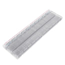 3pcs 730 Holes Transparent Breadboard Protoboard DIY Kit Universal PCB Circuit Board Solderless
