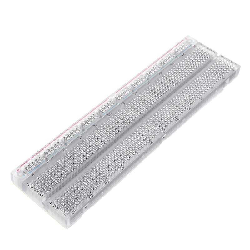 3pcs 730 Holes Transparent Breadboard Protoboard DIY Kit Universal PCB Circuit Board Solderless