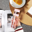 280ml Double Wall Glass Creative Water Tea Separation Bottle Cup Mug Steel Free With Filter