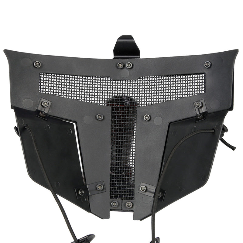 WoSporT MA-96 Outdoor Iron Warrior Hunting Tactical Face Mask Steel Mesh