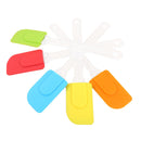 Silicone Scrapers Baking Scraper Cream Butter Handled Cake Spatula Cooking Cake Brushes  Pastry Tool
