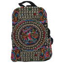 canvas embroidery Ethnic backpack women handmade flower Embroidered Bag Tra Q5U7