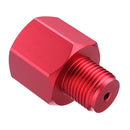 Adapter Converts CO2 Tank to Standard 5/8-18 Male Fitting & TR21-4 Female Fitting Red
