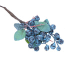 10pcs Decorative Blueberry Fruit Berry Artificial Flower Silk Flowers Fruit D6Q5