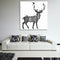 Miico Hand Painted Oil PaintingsSimple Style-CSide Face DeerWall Art For Home Decoration Paintings