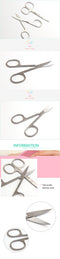 Stainless Steel Manicure Scissors Cutter Eyebrow Scissor Eyebrow Trimmer Eyebrow Eyelashes Nose Hair Scissor Nail Makeup