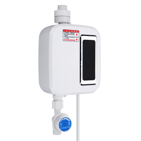 3500W Electric Instant Thermostatic Heater Smart Mini IPX4 Waterproof LCD Water Heater
