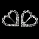 20x Diamond Diamond Crystal Rhinestone Ribbon Buckles Sliders for wedding E W5G6