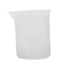 2 Pcs 100mL/3.4oZ Clear Plastic Graduated Measuring Beaker Cup for Lab Q3C9
