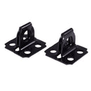 2 Set Door Safety Lock Black Metal Padlock Hasp Staple Set 50mm Long F6J7