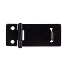 2 Set Door Safety Lock Black Metal Padlock Hasp Staple Set 50mm Long F6J7