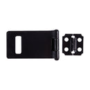 2 Set Door Safety Lock Black Metal Padlock Hasp Staple Set 50mm Long F6J7