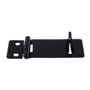 2 Set Door Safety Lock Black Metal Padlock Hasp Staple Set 50mm Long F6J7