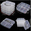 Clear Storage Box Case Plastic Container Organizer for Jewelry Bead