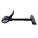 Black Plastic 360 Degree Rotating Pole Double Clamps Pop Thumb Display Clip