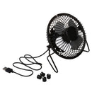 Metal USB Interface Fan black