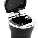 Portable Auto Car Smokeless Stand Cylinder Cup Holder Cigarette Ashtray(Bla