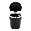 Portable Auto Car Smokeless Stand Cylinder Cup Holder Cigarette Ashtray(Bla