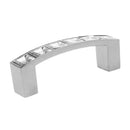 Pack of 10 Europe Style Square Clear Crystal Rhinestone Furniture Door Ward