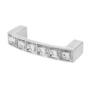 Pack of 10 Europe Style Square Clear Crystal Rhinestone Furniture Door Ward