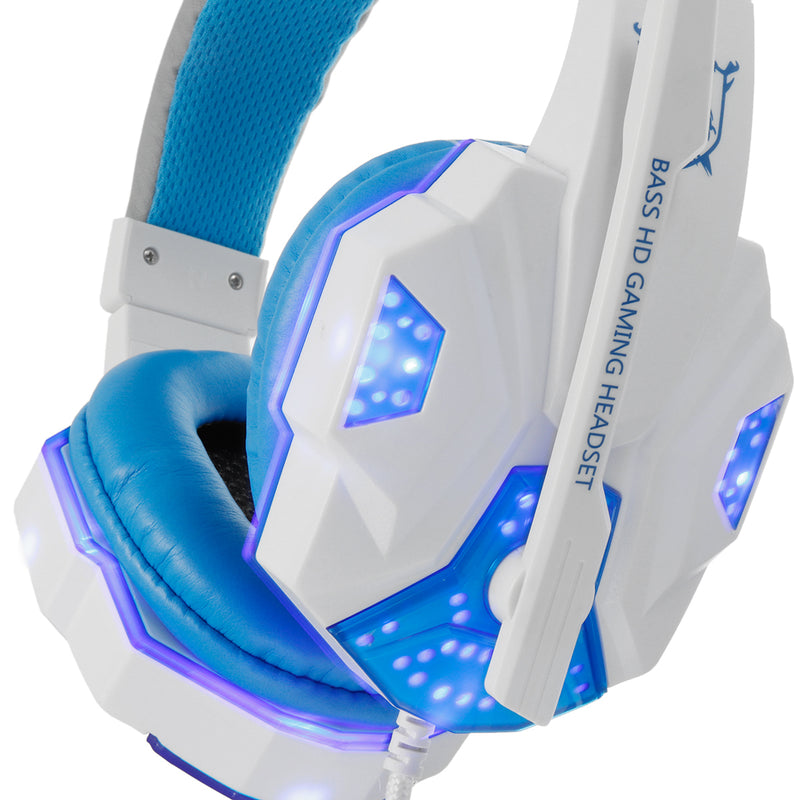 3.5mm LED Light Gaming Headset Stereo Noise Cancelling Headphone With Mic for E-sports