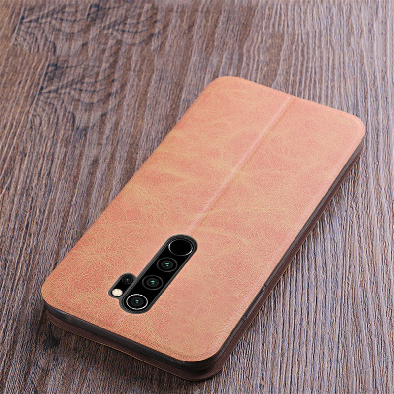 MOFI Luxury Shockproof Flip with Stand Card Slot Full Body PU Leather Protective Case for Xiaomi Redmi Note 8 Pro