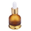 5PCS 20/30/50ML Empty Dropper Bottle Portable Amber Essential Oil Glass Perfume Massage Pipette Bottles Refillable Bottles