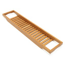 Bathroom Bamboo Bath Shelf Caddy Wine Holder Tub Tray Over Bathtub Rack Support Storage