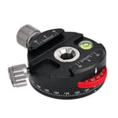 PULUZ PU3539 Coaxial Indexing Fixture Scale Fluid 360 Degree Panoramic Base Tripod Ball Head