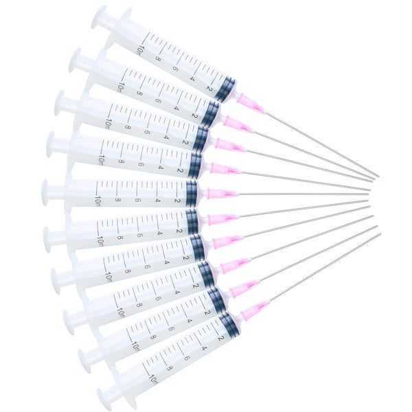 10PCS Ink Syringes 10ML Adding Tools With Needle For Cartridge CISS Fitting