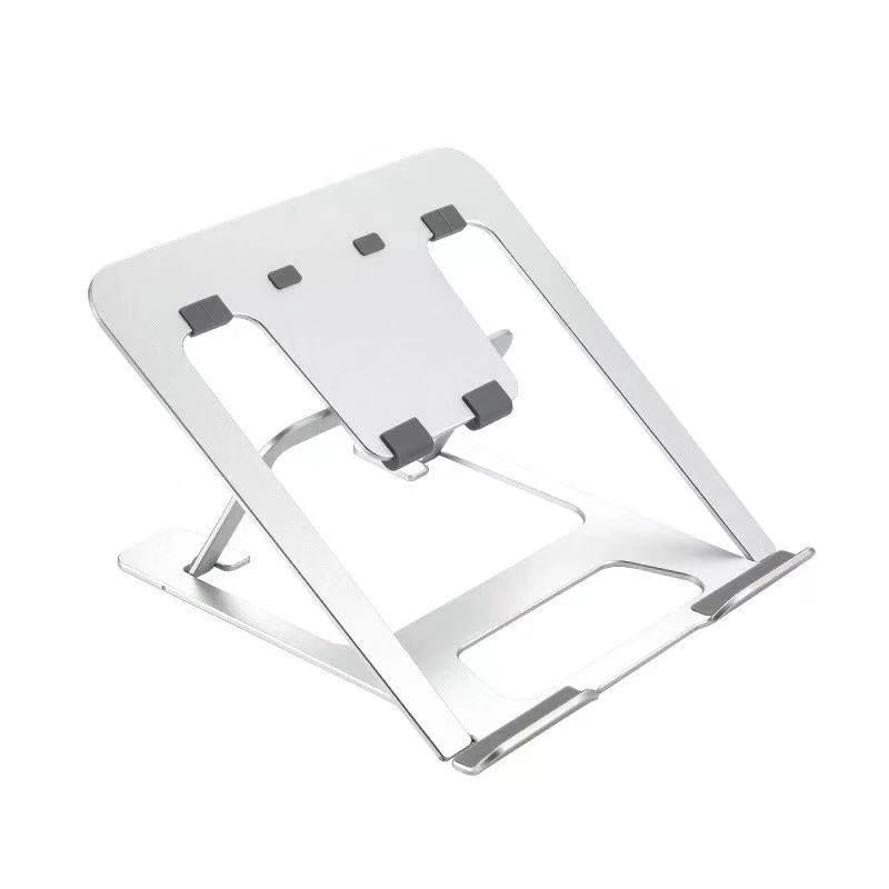 Z18 Foldable Laptop Stand Metal Laptop Bracket Height Adjustable Riser Portable Cooling Pad for 11-17 inch Laptops