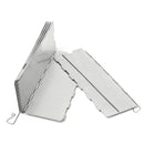 Camping 10 Plates Folding Wind Shield Picnic BBQ Cooking Gas Stove Aluminum Board Screen