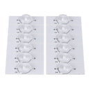 20pcs 3V SMD Lamp Beads with Optical Lens Fliter and 2M Wire for 32-65 inch LED TV Repair
