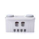 Wall Mount Toothbrush Holder Toothpaste Squeezer Automatic Toothpaste Dispenser