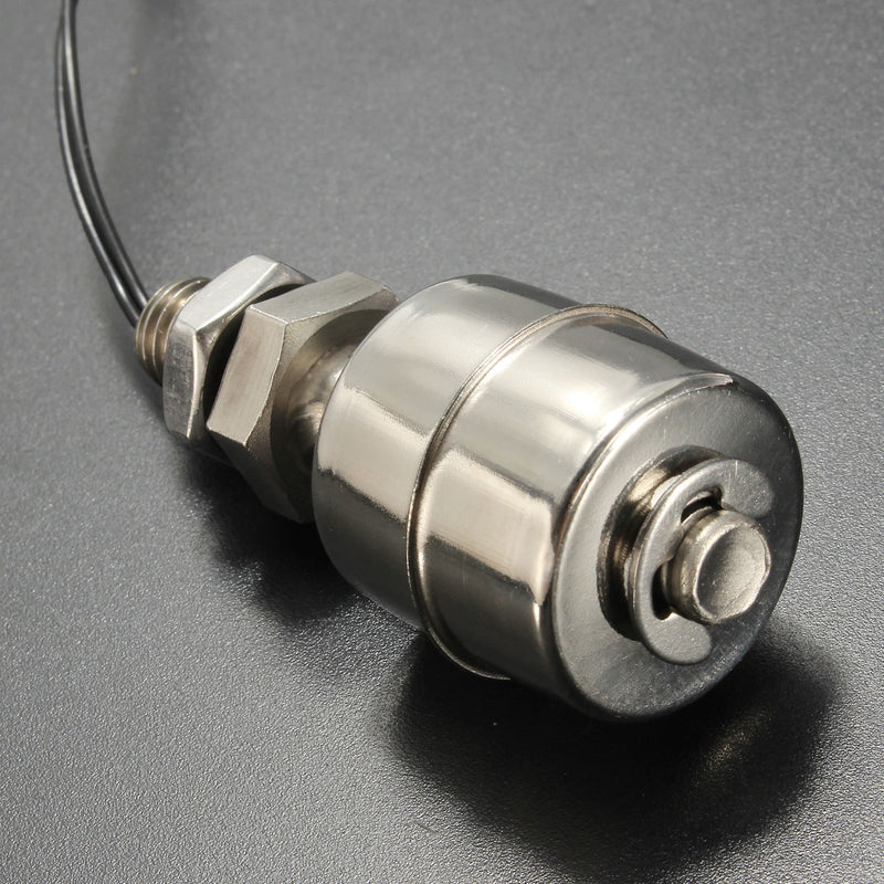 10W 100V Stainless Steel Liquid Water Level Sensor Horizontal Float Switch 45mm