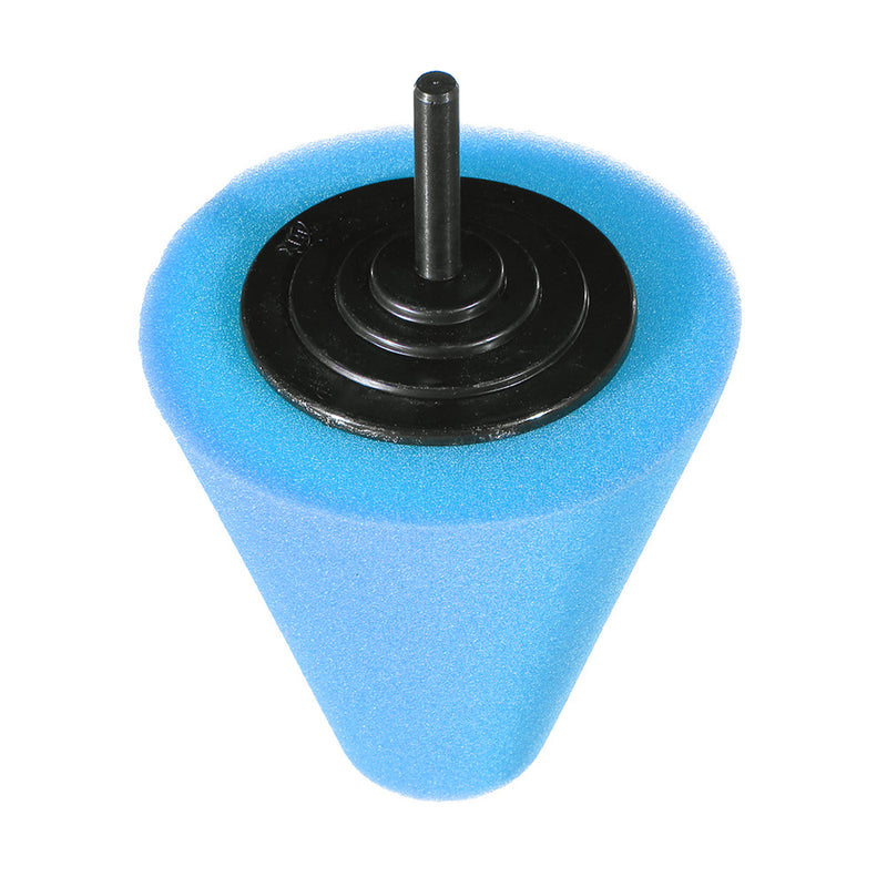 5pcs Burnishing Foam Sponge Polishing Cone Ball Buffing Pad Car Wheel Hub Cleaner Polishing Sponge Set