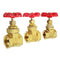 TMOK 1/2" 3/4" 1" Brass Manual Gate Valves G Female Thread Water Flow Valve