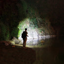 SMILING SHARK T6 Tactical Flashlight 5 Modes IPX6 Waterproof Work Lamp Camping Hunting Portable Zoomable Torch Light 18650