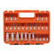 53Pcs 1/4" Drive Socket Ratchet Wrench Combo Bit Set Car Motorcycle Repair Hand Tool Kit