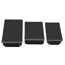 40x80/50x100/50x80mm Rectangle Tubing Blanking Plastic End Cap Cover Pipe Hole Insert Finishing Plug