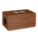 Waterproof Retro Wood Wireless Charging Led Digital Alarm Clock Audio USB Charger bluetooth Speaker