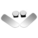 2pcs Slim Car Rear View Blind Spot Mirror 360 Rotating Convex Wide Angle Glass Mirror