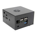 X850 V3.0 Matching Metal Case Enclosure + Power Switch + Cooling Fan for X870 / X860 / X735 Raspberry Pi Expansion Board