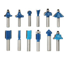 12Pcs/Set 8mm Shank Router Bit Woodworking Trimming Cutting Milling Cutter