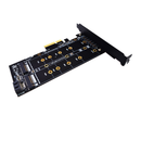 ITHOO PCENGFF-N05 PCI-E 4X to M.2 Key M+B Interface NVME M.2 SSD PCI-E Expansion Card 10Gbps for Desktop Computer