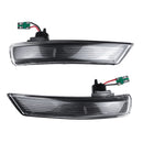 Smoked  LED Dynamic Turn Signal Lights Side Mirror Blinker Indicator Lamp Yellow Pair For Ford Focus MK3 MK3.5 2012-2018