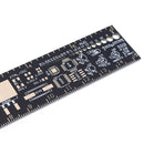 15cm Multifunctional PCB Ruler Measuring Tool Resistor Capacitor Chip IC SMD Diode Transistor Package Electronic Stock