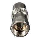 F Male Connector To TV Aerial Male Plug Adaptor RF Coaxial Converter