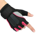 KALOAD 1 Pair Anti-slip Half Fingers Gloves Outdoor Fitness Sports Exercise Training Gym Gloves